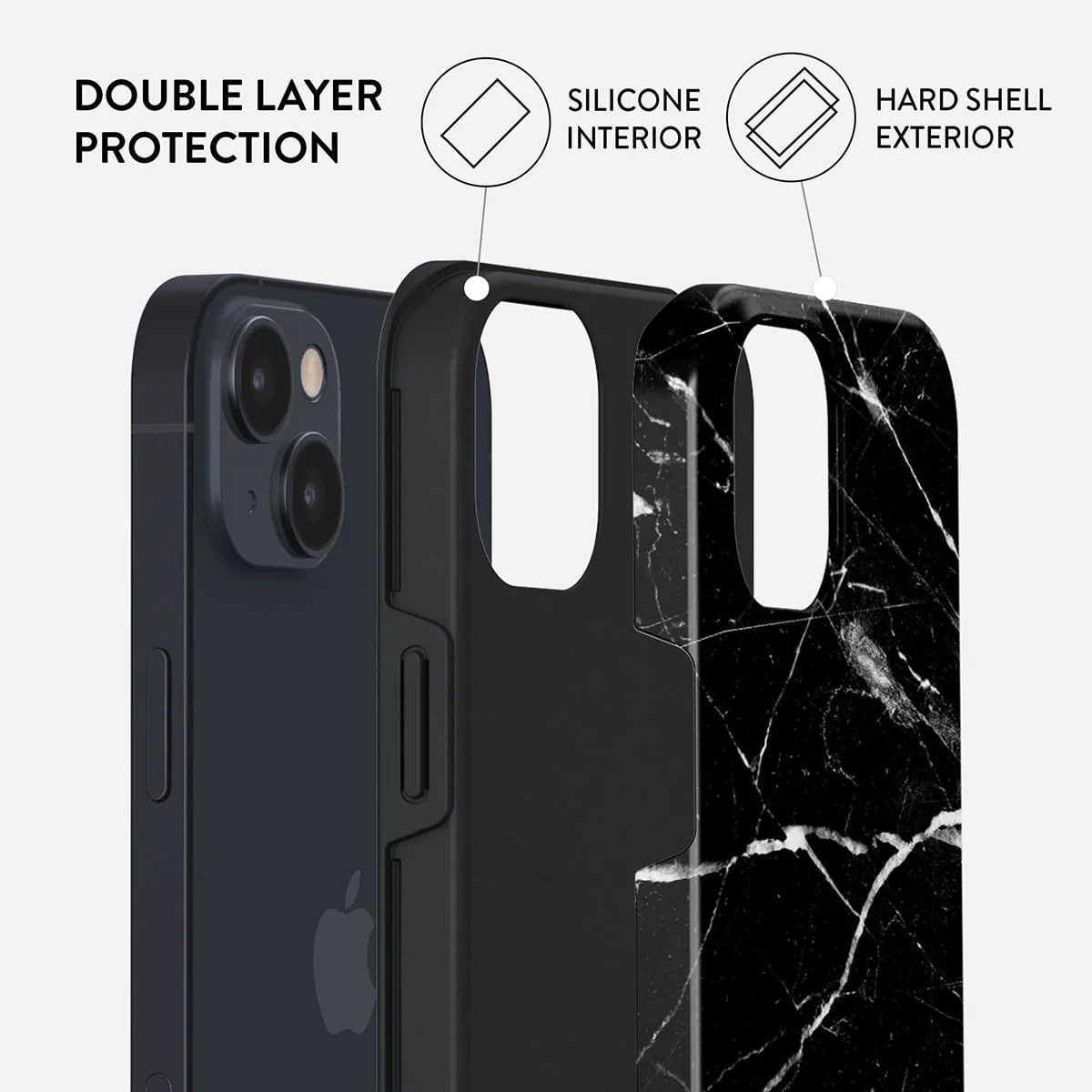 Burga iPhone 14 Plus Fashion Tough Σκληρή Θήκη - Noir Origin