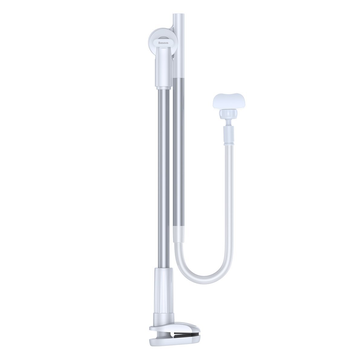 Baseus Unlimited Adjustment Lazy Mobile Holder - Βάση Στήριξης Κινητών με Ρυθμιζόμενο Βραχίονα - Silver - SULR - 0S