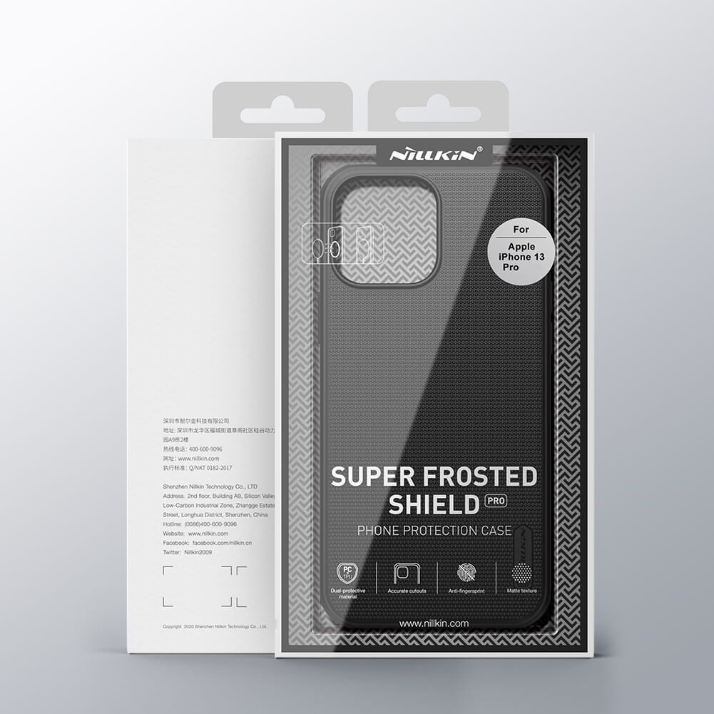 Nillkin iPhone 13 Pro Super Frosted Shield Rugged Magnetic Σκληρή Θήκη με MagSafe - Black