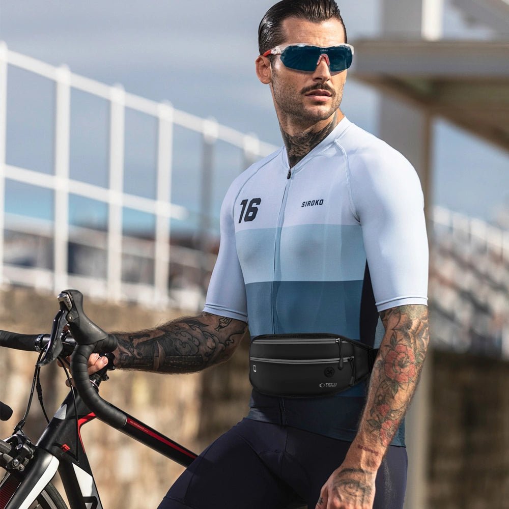 Tech - Protect M7 Αθλητική Τσάντα Μέσης για Κινητά έως 6.9 Ίντσες - Black