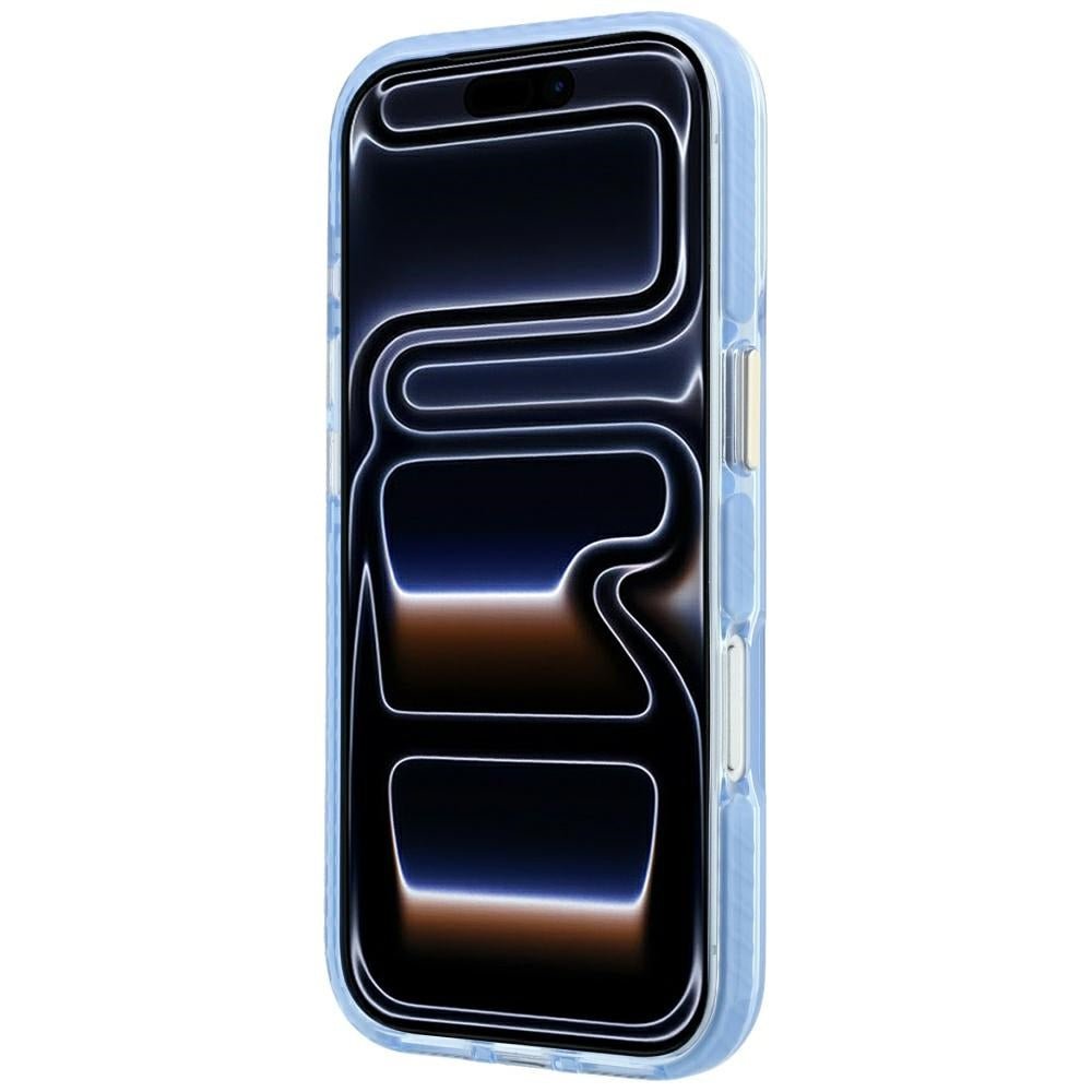 Lacoste iPhone 17 Pro / iPhone 18 Pro - Σκληρή Θήκη με Πλαίσιο Σιλικόνης - Shockproof IML Shockproof Gold Logo MagSafe - Blue