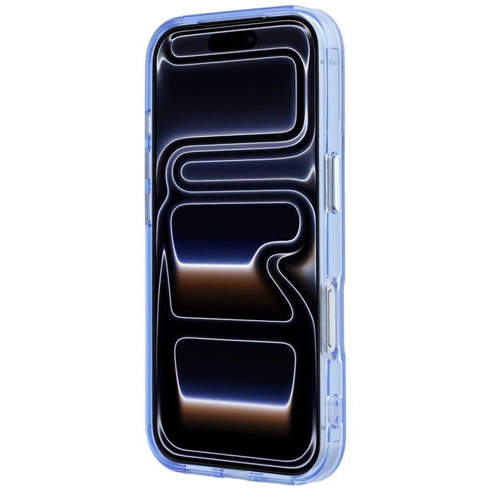 Lacoste iPhone 17 Pro Max / iPhone 18 Pro Max - Σκληρή Θήκη με Πλαίσιο Σιλικόνης - IML Frosted MagSafe - Blue