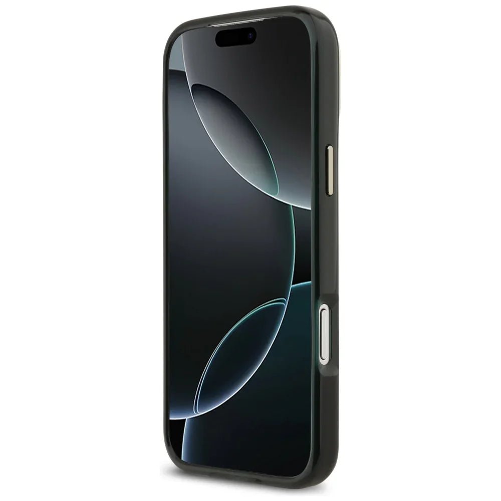 Lacoste iPhone 17 Pro Max - Shockproof Transparent Frosted Gold Logo MagSafe - Σκληρή Θήκη με Πλαίσιο Σιλικόνης - Sinople