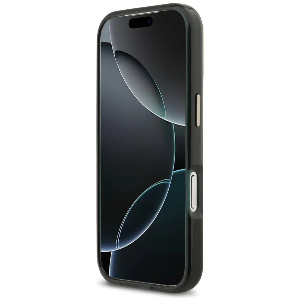 Lacoste iPhone 17 Pro - Shockproof Transparent Frosted Gold Logo MagSafe - Σκληρή Θήκη με Πλαίσιο Σιλικόνης - Sinople