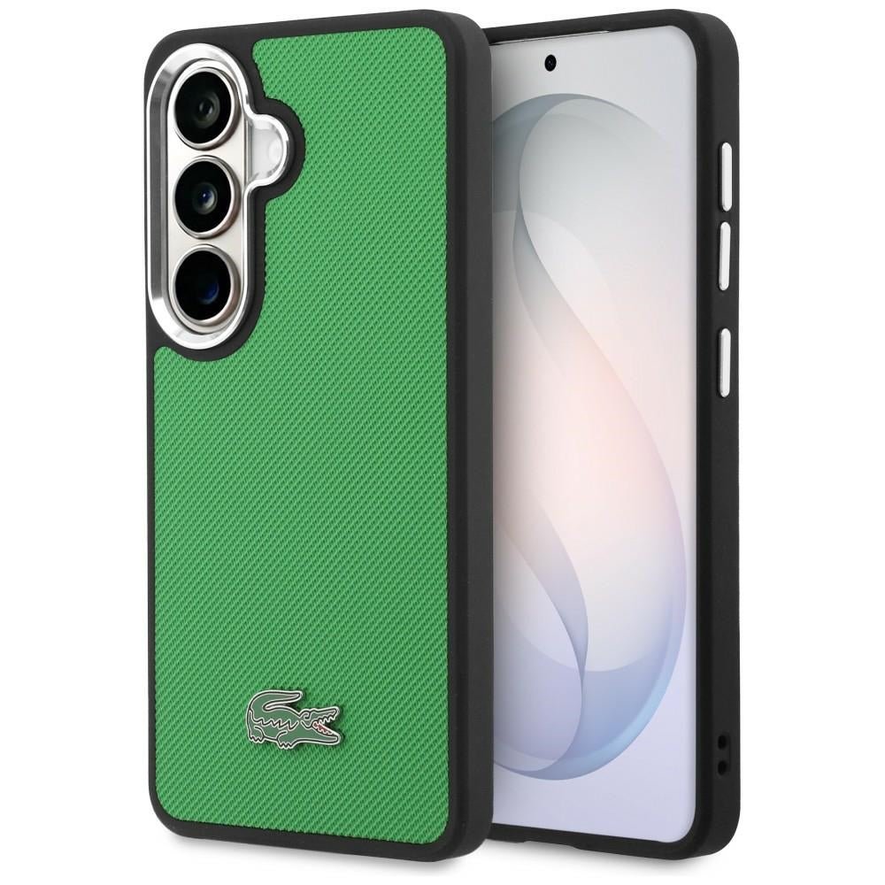 Lacoste Samsung Galaxy S26 Plus - Σκληρή Θήκη με Πλαίσιο Σιλικόνης - Full Wrap Petit Pique MagSafe - Green