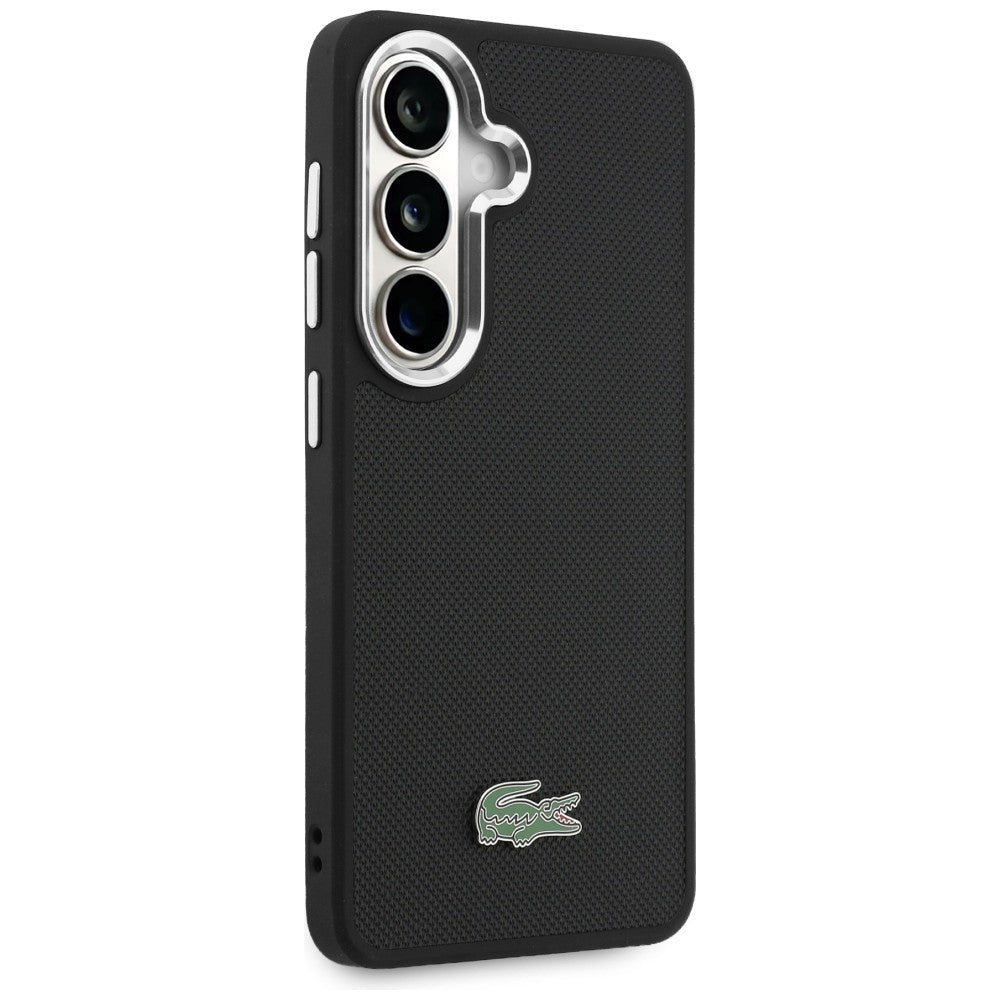 Lacoste Samsung Galaxy S26 - Σκληρή Θήκη με Πλαίσιο Σιλικόνης - Full Wrap Petit Pique MagSafe - Black