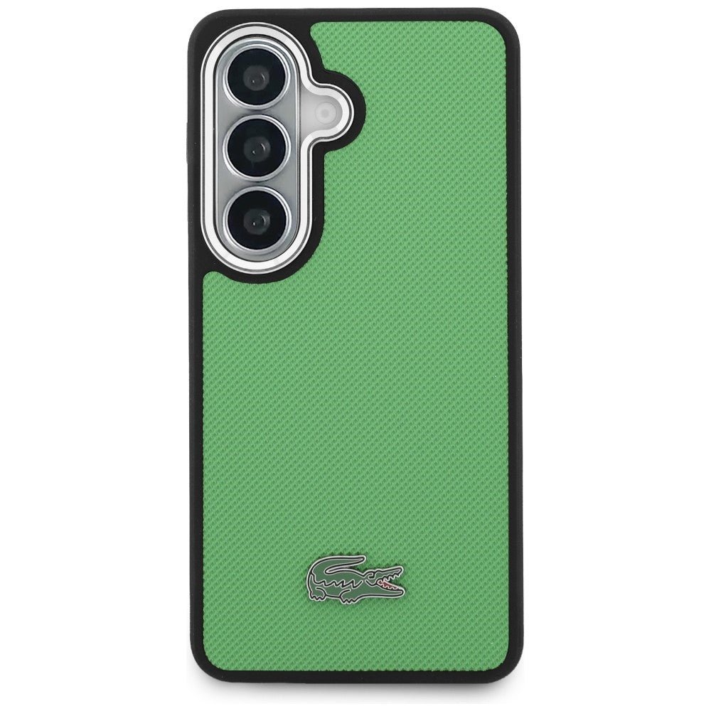 Lacoste Samsung Galaxy S26 - Σκληρή Θήκη με Πλαίσιο Σιλικόνης - Full Wrap Petit Pique MagSafe - Green