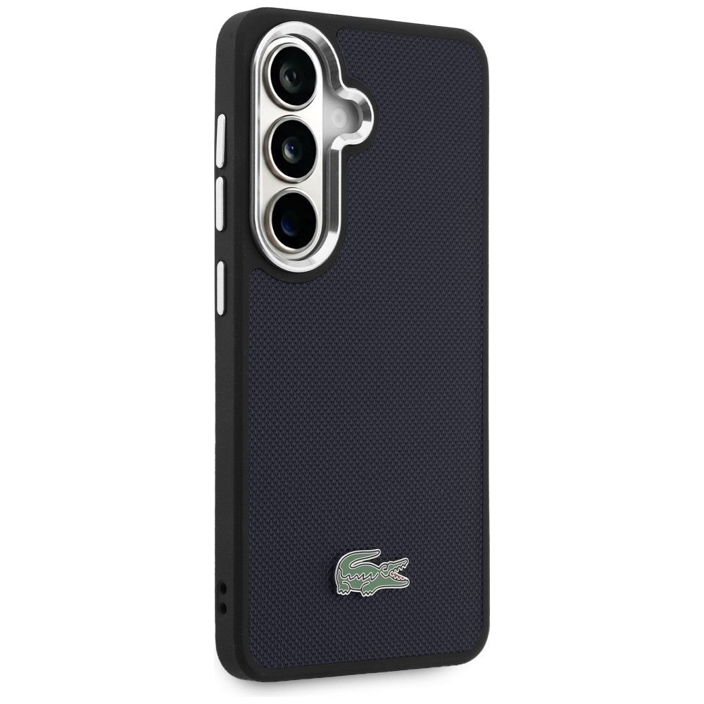 Lacoste Samsung Galaxy S26 - Σκληρή Θήκη με Πλαίσιο Σιλικόνης - Full Wrap Petit Pique MagSafe - Navy Blue