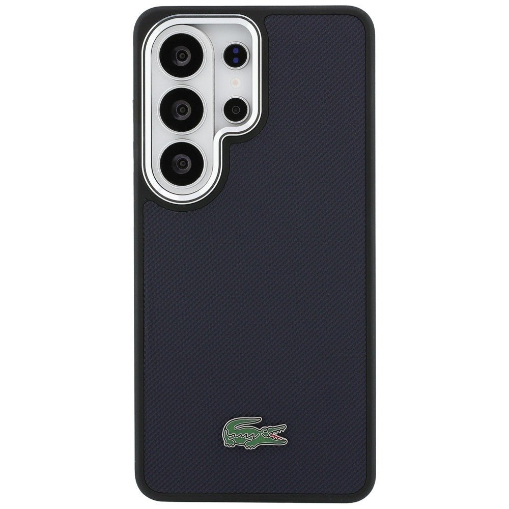 Lacoste Samsung Galaxy S26 Ultra - Σκληρή Θήκη με Πλαίσιο Σιλικόνης - Full Wrap Petit Pique MagSafe - Navy Blue