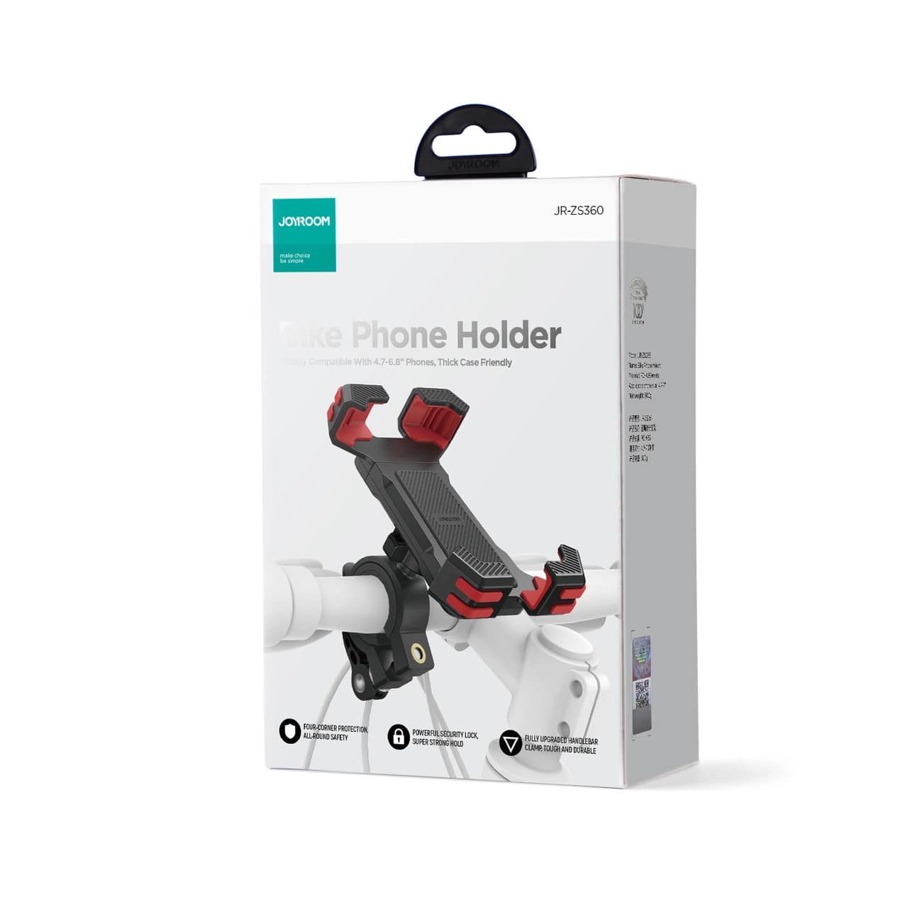 Joyroom Universal Βάση Κινητού για Ποδήλατο - Black - JR - ZS360