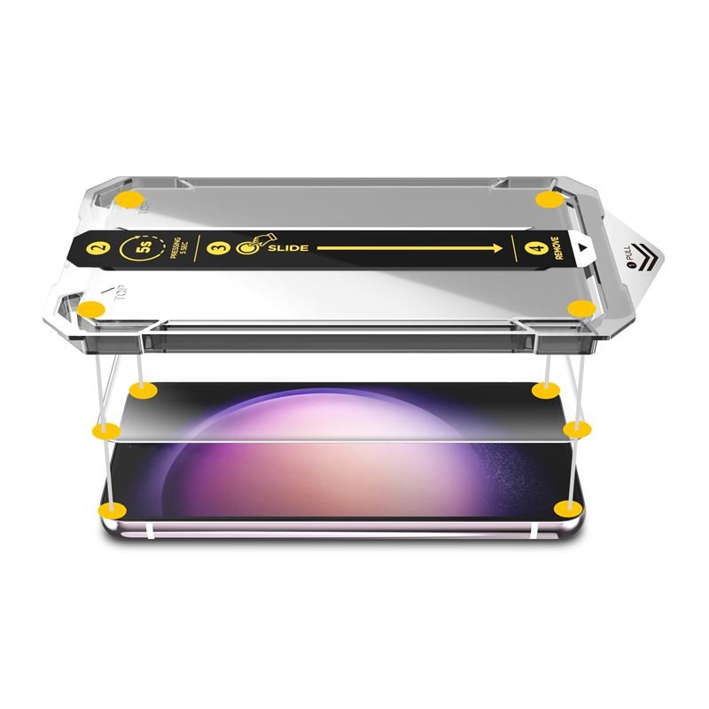 Mobile Origin Samsung Galaxy S24+ Screen Guard 9H Αντιχαρακτικό Γυαλί Οθόνης με Κιτ Εγκατάστασης - Clear