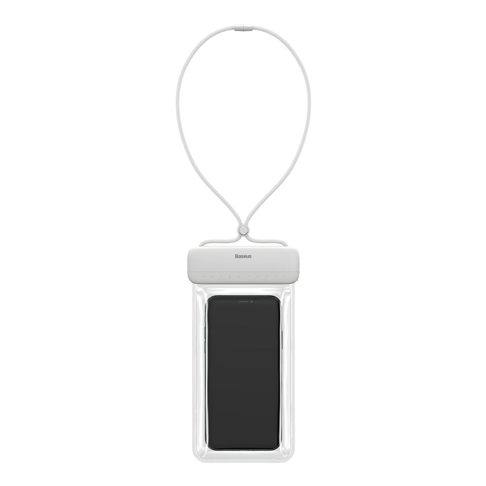 Baseus Let's Go Slip Cover Universal Αδιάβροχη Θήκη για Smartphones 7.2'' - White - ACFSD - D02