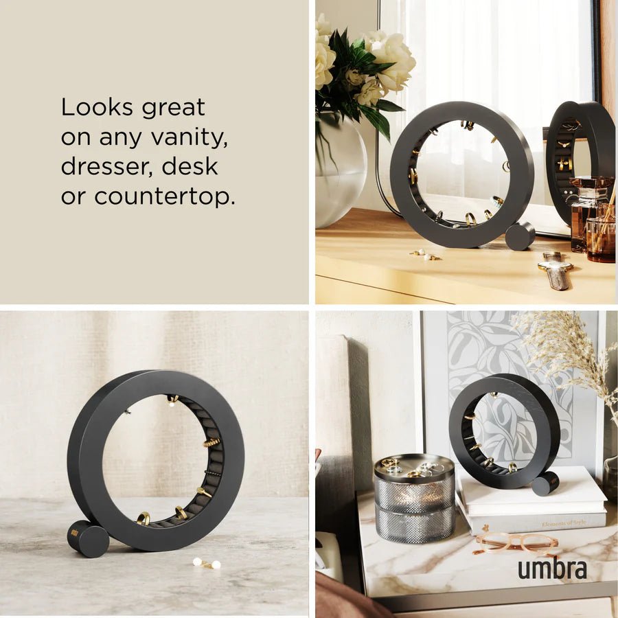 Umbra Ferris Ξύλινη Βάση Αποθήκευσης Κοσμημάτων - Black