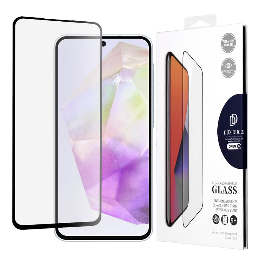 Dux Ducis Samsung Galaxy A36 5G 9D 9H Full Screen Case Friendly Tempered Glass Αντιχαρακτικό Γυαλί Οθόνης - Black