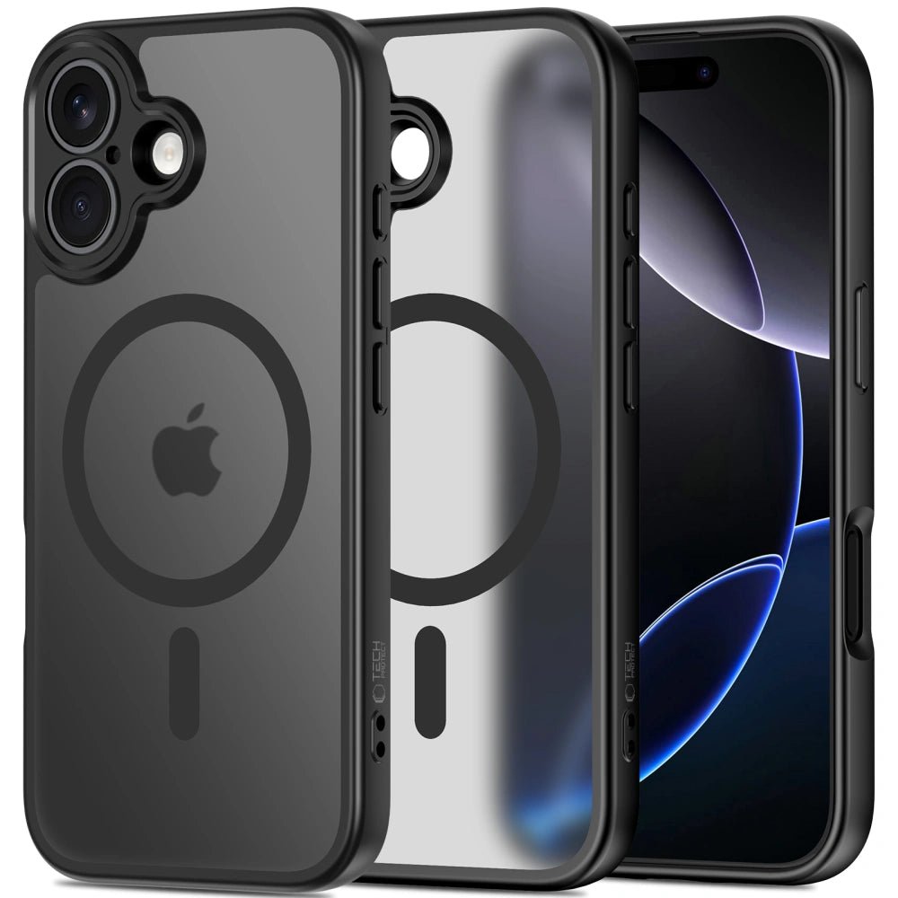 Tech - Protect iPhone 17 BasicMag - Σκληρή Θήκη με Πλαίσιο Σιλικόνης και MagSafe - Matte Black