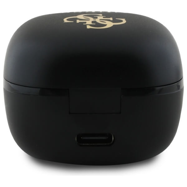 Guess TWS 4G Printed Logo - Bluetooth 5.3 - Ασύρματα ακουστικά για Κλήσεις / Μουσική - Black