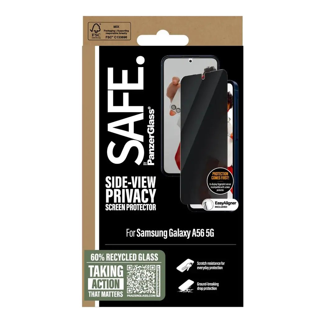 Safe by PanzerGlass Samsung Galaxy A56 5G Privacy Ultra - Wide Fit Full Screen Αντιχαρακτικό Γυαλί Οθόνης - Black