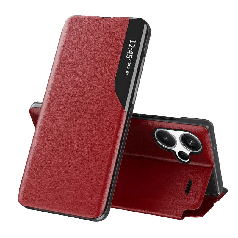 Techsuit Xiaomi Redmi Note 13 Pro+ 5G - eFold Series - Θήκη Βιβλίο - Red