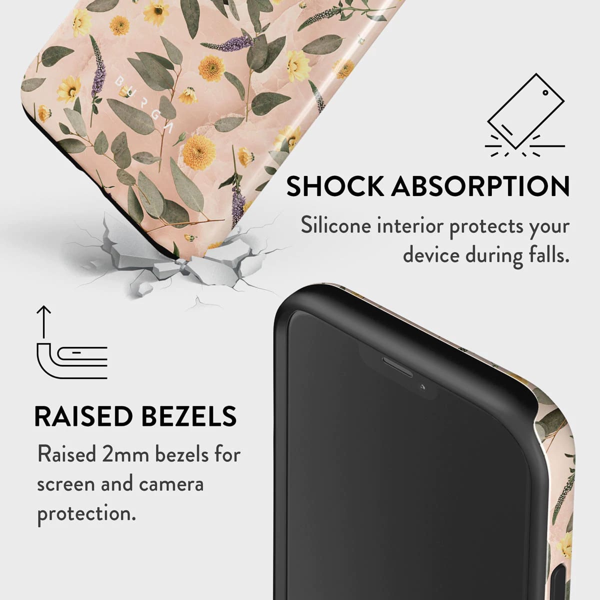 Burga iPhone 12 / 12 Pro Fashion Tough Σκληρή Θήκη - Sunday Brunch