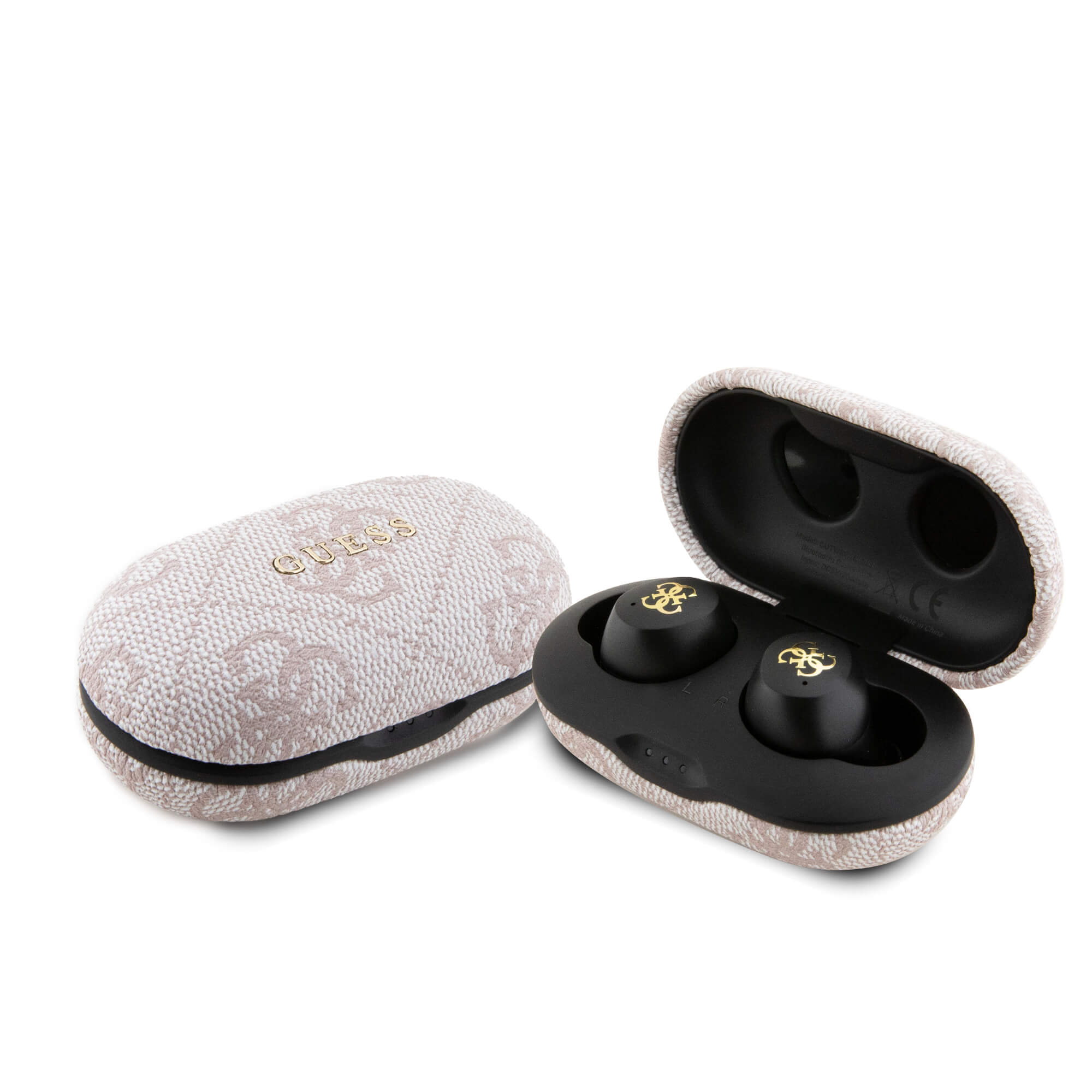 Guess 4G Metal Logo - Bluetooth 5.3 - Ασύρματα ακουστικά για Κλήσεις / Μουσική - Pink