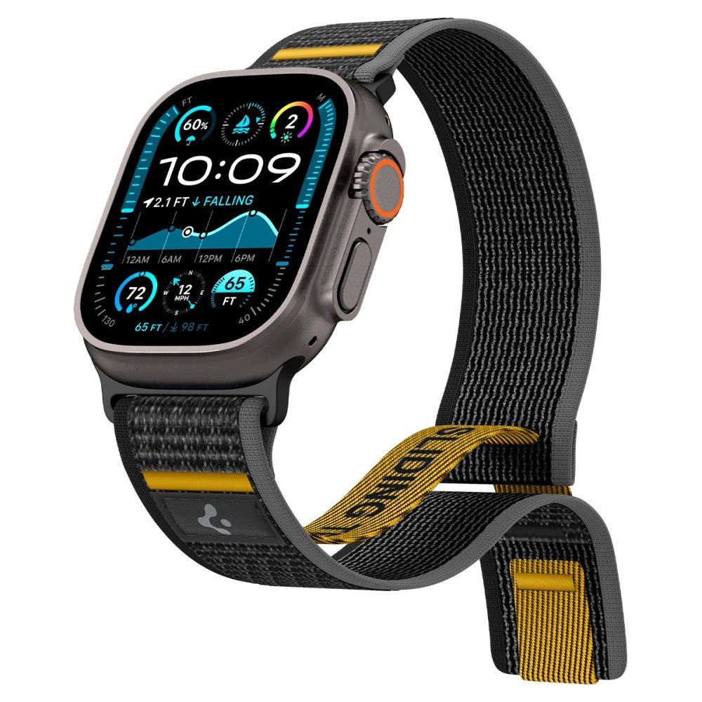Spigen Λουράκι Apple Watch 8/9/10/11 - SE (1/2/3) - Ultra (1/2/3) – 44/45/46/49mm - Athlex Air - Active Black
