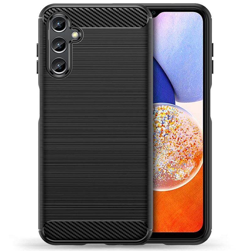 Tech - Protect Samsung Galaxy A14 5G Θήκη Rugged Carbon TPU - Black