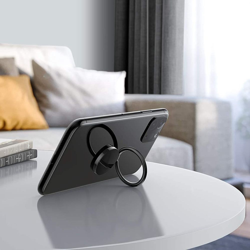 Tech - Protect Ring Holder Δαχτυλίδι Συγκράτησης Κινητού - Flower Rose