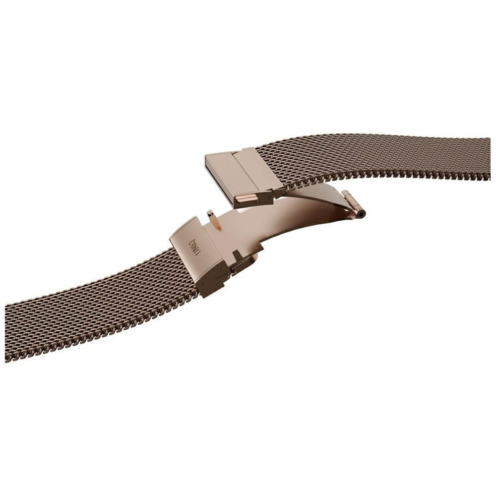 Uniq Λουράκι Apple Watch 4 / 5 / 6 / 7 / 8 / 9 / SE / SE 2 / Ultra / Ultra 2 - 44 / 45 / 46 / 49 mm Dante Pro από Ανοξείδωτο Ατσάλι - Metallic Rose