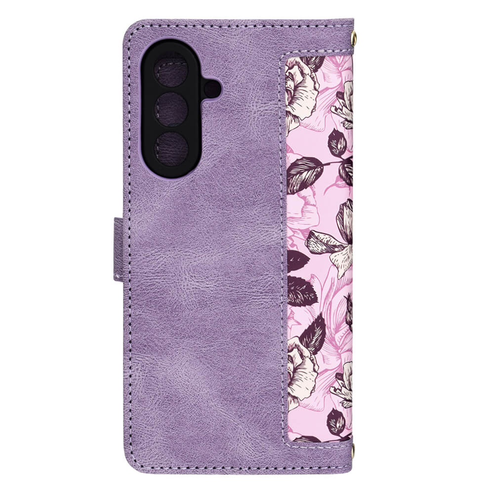 Techsuit Samsung Galaxy A56 5G - FlipCraft - Θήκη Πορτοφόλι από Δερματίνη - Mysterious Purple