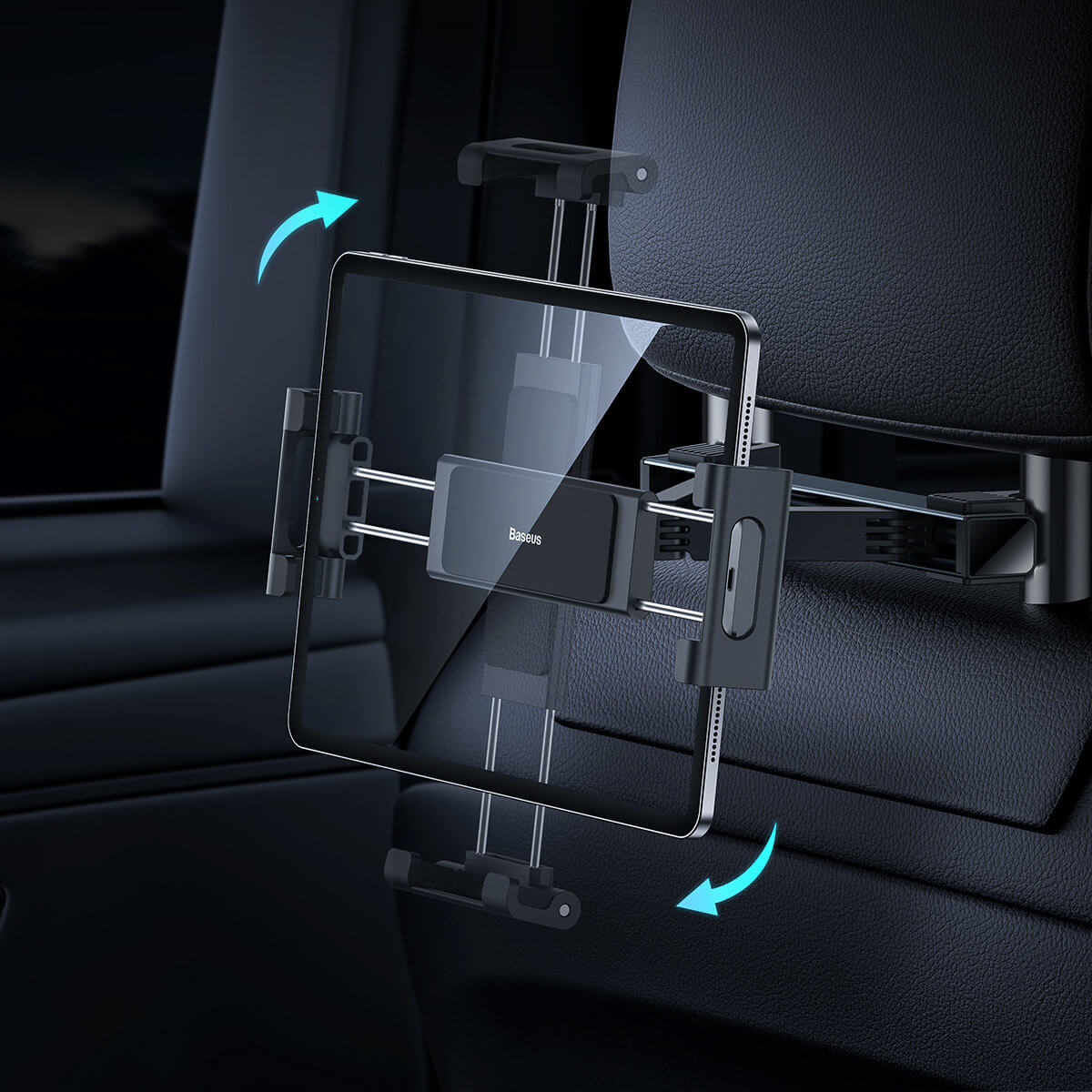 Baseus JoyRide Pro Universal Βάση Αυτοκινήτου για Smarthones και Tablet για το Πίσω Κάθισμα - Black - SUTQ000001