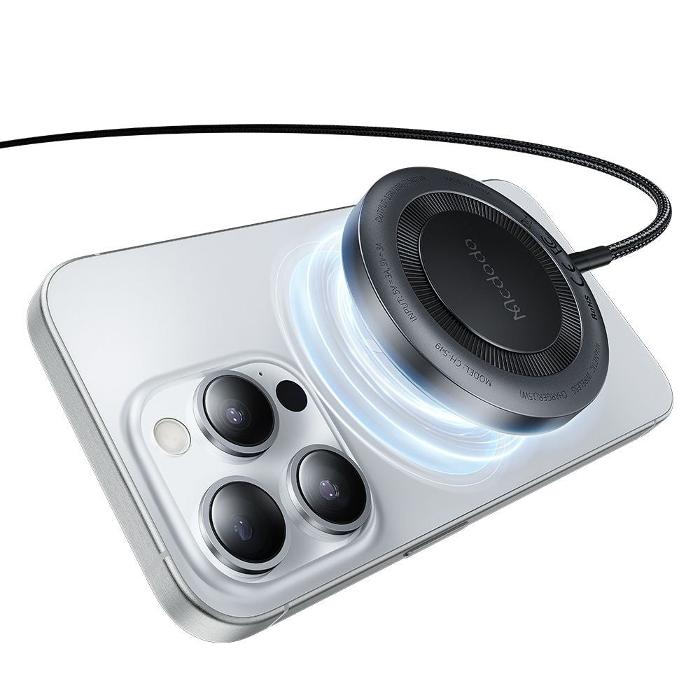 Mcdodo Μαγνητικός Ασύρματος Φορτιστής MagSafe 15W - CH - 5490 - Black