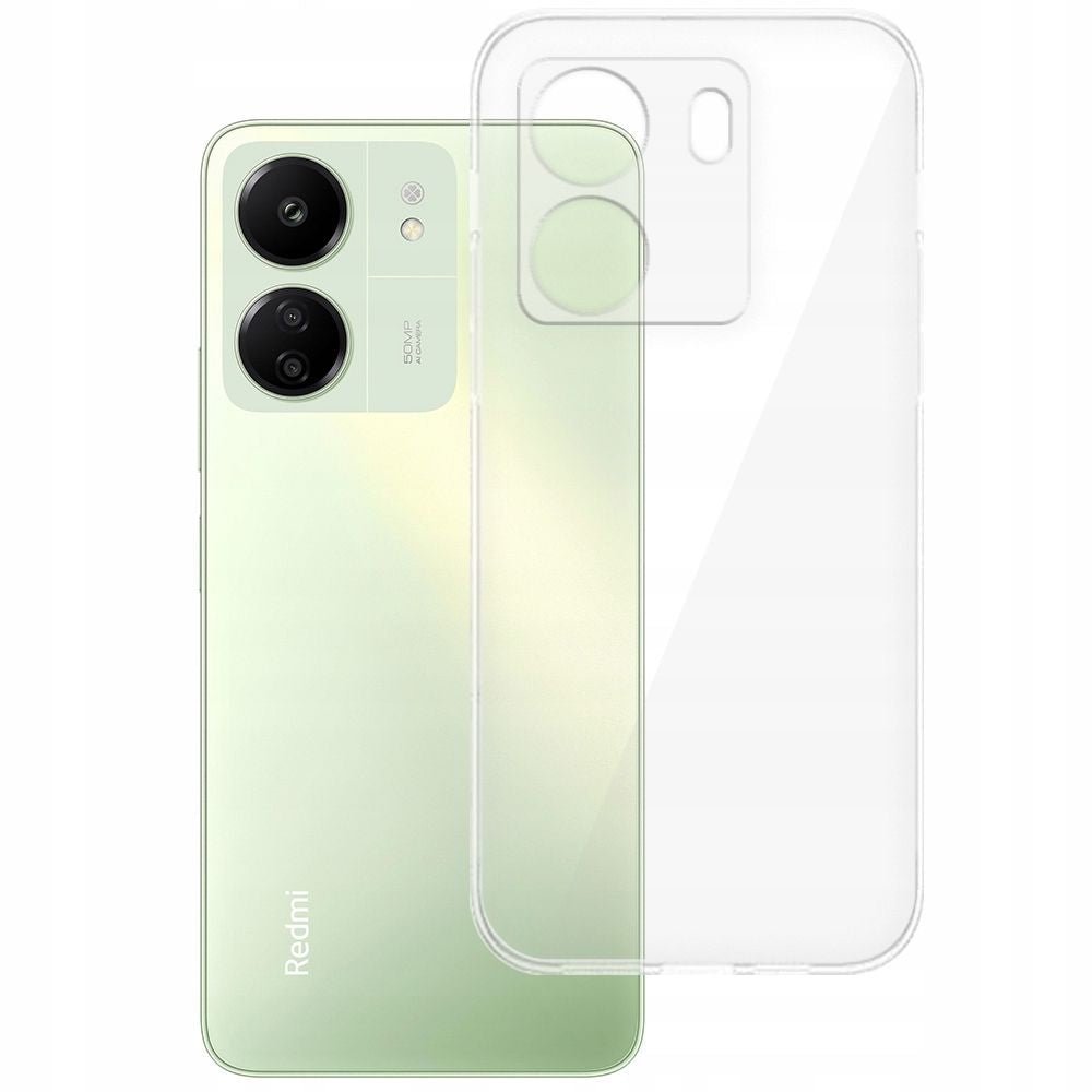 Tech - Protect Xiaomi Redmi 13C / Poco C65 Flexair+ Λεπτή Θήκη Σιλικόνης - Διάφανη