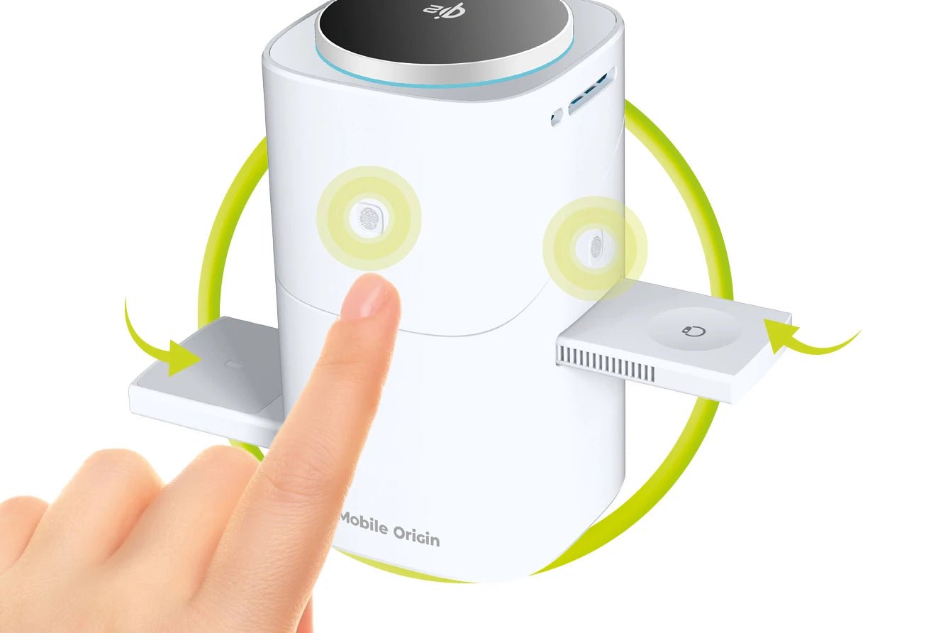 Mobile Origin - 3in1 Ασύρματος Μαγνητικός Φορτιστής MagSafe Qi2 - PW11 - White