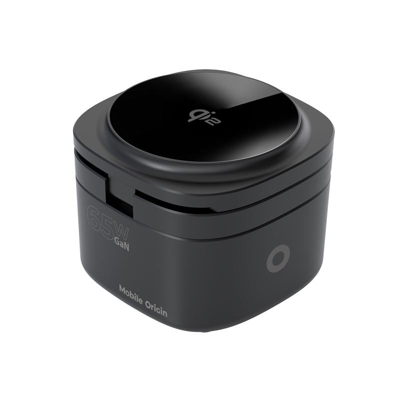 Mobile Origin - 5in1 Αναδιπλούμενος Ασύρματος MagSafe Qi2 Φορτιστής 65W - PW1 - Black