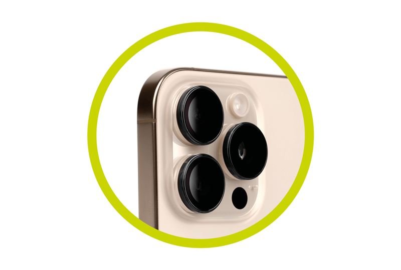 Mobile Origin iPhone 17 - Προστασία Κάμερας - Αντιχαρακτικό Γυαλί - Easy Lens Guards - Black