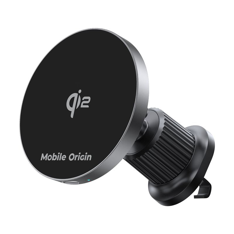 Mobile Origin Μαγνητική Βάση Αυτοκινήτου Αεραγωγού με Ασύρματη Φόρτιση MagSafe Qi2 15W - CA14 - Black
