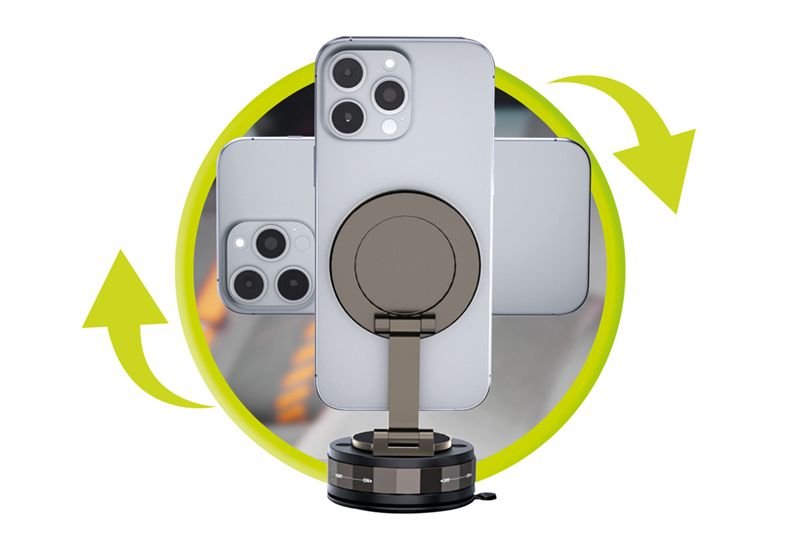 Mobile Origin MagSafe Μαγνητική Βάση Στήριξης Κινητού - Vacuum EasyMount O3 - Space Grey