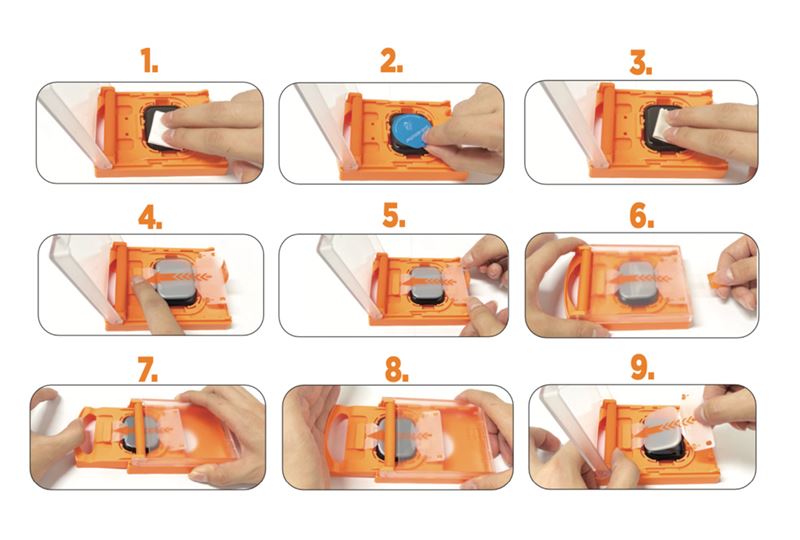 Mobile Origin Προστασία Οθόνης Apple Watch Ultra (1/2/3) - 49mm - Ανταλλακτική Προστατευτική Μεμβράνη Οθόνης - Screen Guard Spare Hybrid Film - Black