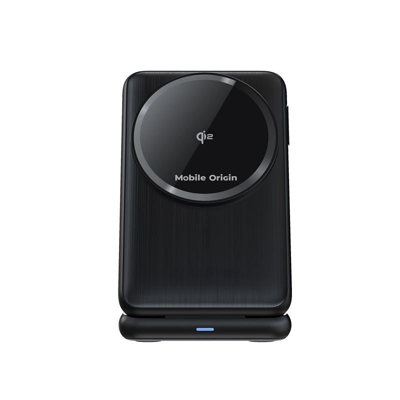 Mobile Origin PW8 - 3in1 Αναδιπλούμενος Ασύρματος MagSafe Qi2 Φορτιστής 15W - Black