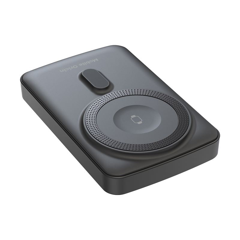 Mobile Origin - Μαγνητικό Ασύρματο MagSafe Power Bank Κινητού 10.000mAh - PB9 - Black