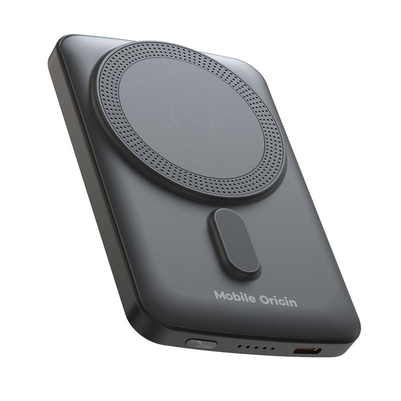 Mobile Origin - Μαγνητικό Ασύρματο MagSafe Power Bank Κινητού 5.000mAh - PB10 - Black