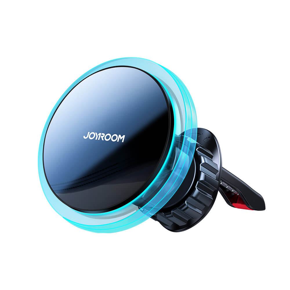 Joyroom Μαγνητική Βάση Αυτοκινήτου Αεραγωγού 15W με Ασύρματη Φόρτιση MagSafe - Silver - JR - ZS291