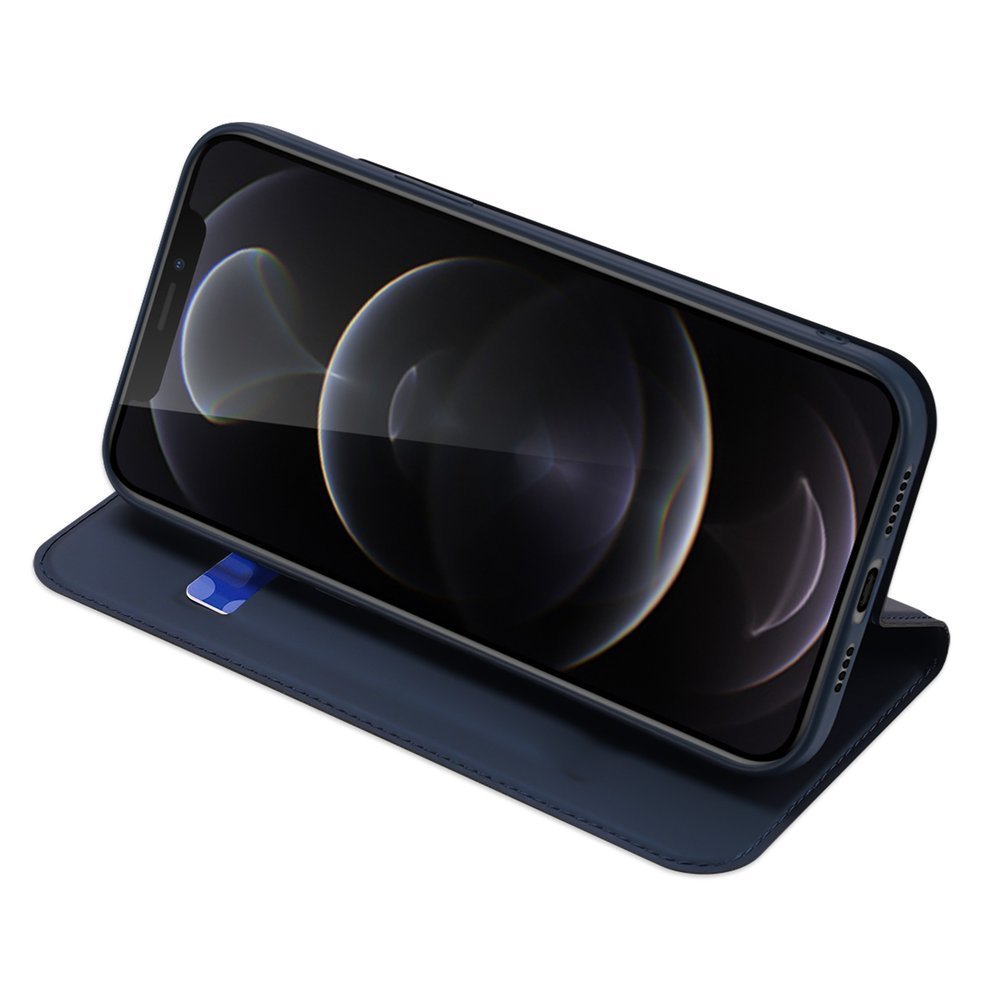 Dux Ducis iPhone 13 Pro Max Flip Stand Case Θήκη Βιβλίο - Blue