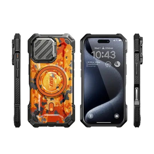 Supcase iPhone 16 Pro Max - Unicorn Beetle XT MagSafe - Σκληρή Θήκη με Προστασία Κάμερας / Stand - Bright Print