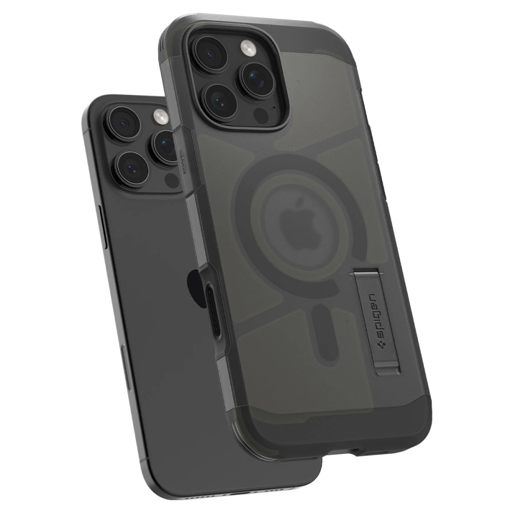 Spigen iPhone 16 Pro Max Tough Armor T Mag - Σκληρή Θήκη με MagSafe - Frost Black