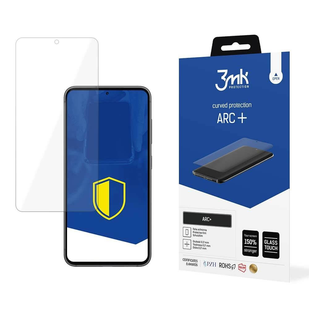 3MK Samsung Galaxy S23 Plus ARC+ Curved Protection 0,17mm Full Screen Προστατευτικό Φιλμ Οθόνης - Διάφανο