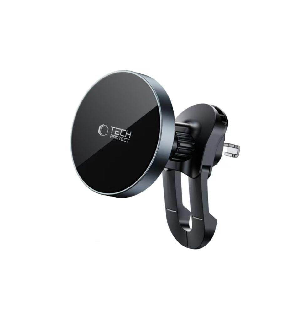 Tech - Protect MM15W - V5 Μαγνητική Βάση για τον Αεραγωγό του Αυτοκινήτου με Ασύρματη Φόρτιση MagSafe 15W - Black