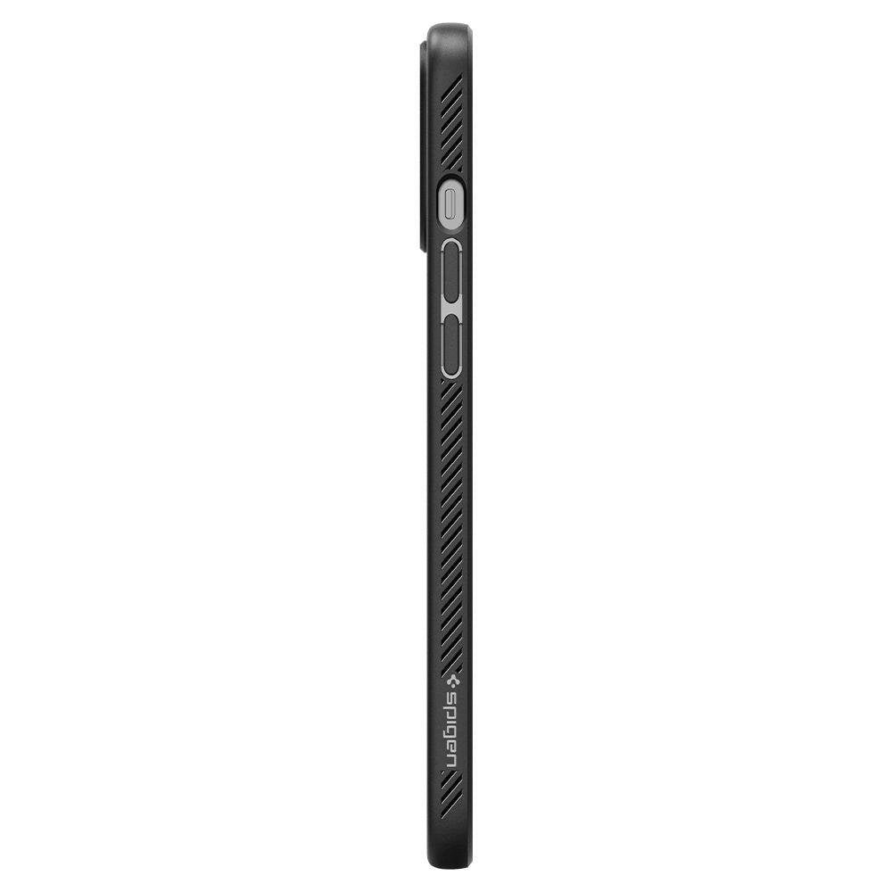 Spigen iPhone 12 / iPhone 12 Pro Liquid Air Θήκη Σιλικόνης - Matte Black