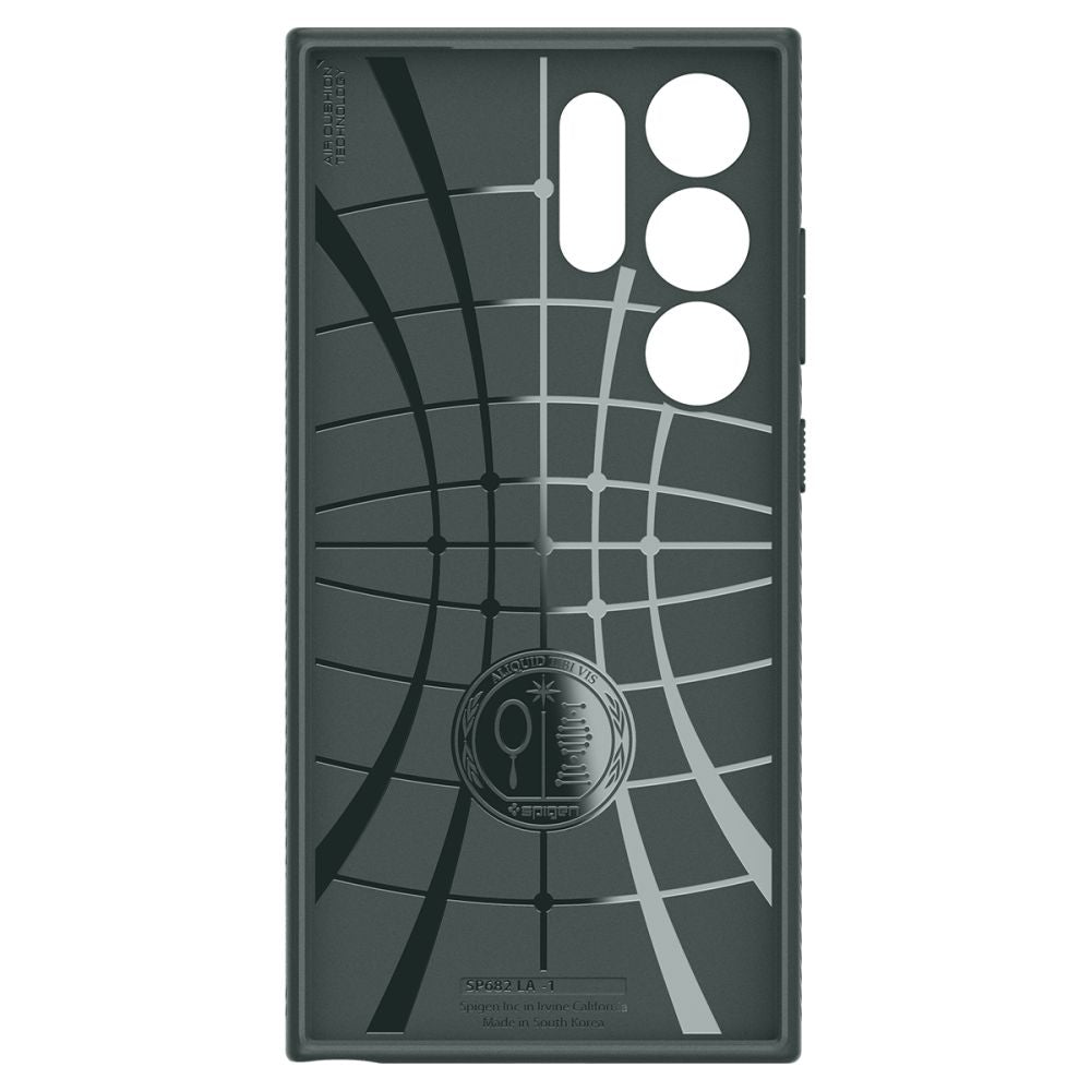 Spigen Samsung Galaxy S24 Ultra Liquid Air Θήκη Σιλικόνης - Abyss Green