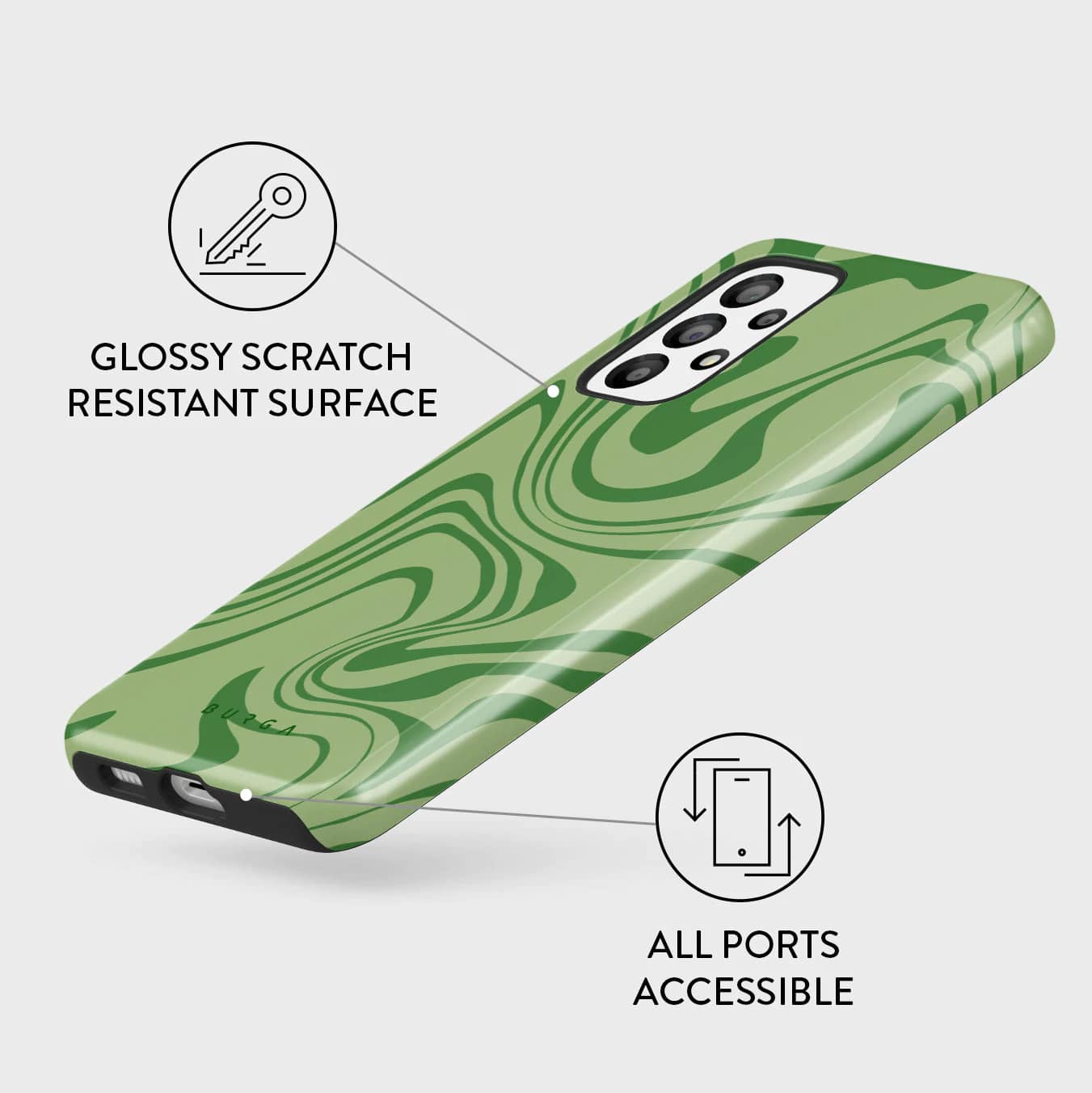 Burga Samsung Galaxy A33 5G Fashion Tough Σκληρή Θήκη - Funky Sensation